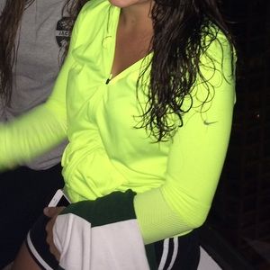 Nike Neon Yellow ZipUp Jacket